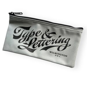 Image of Type and Lettering Pencil Case