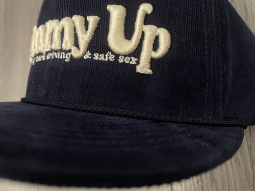 Image of Cord Snapback -Navy