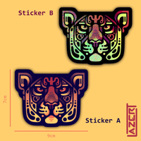 Image 2 of Stylized Jaguar - Stickers