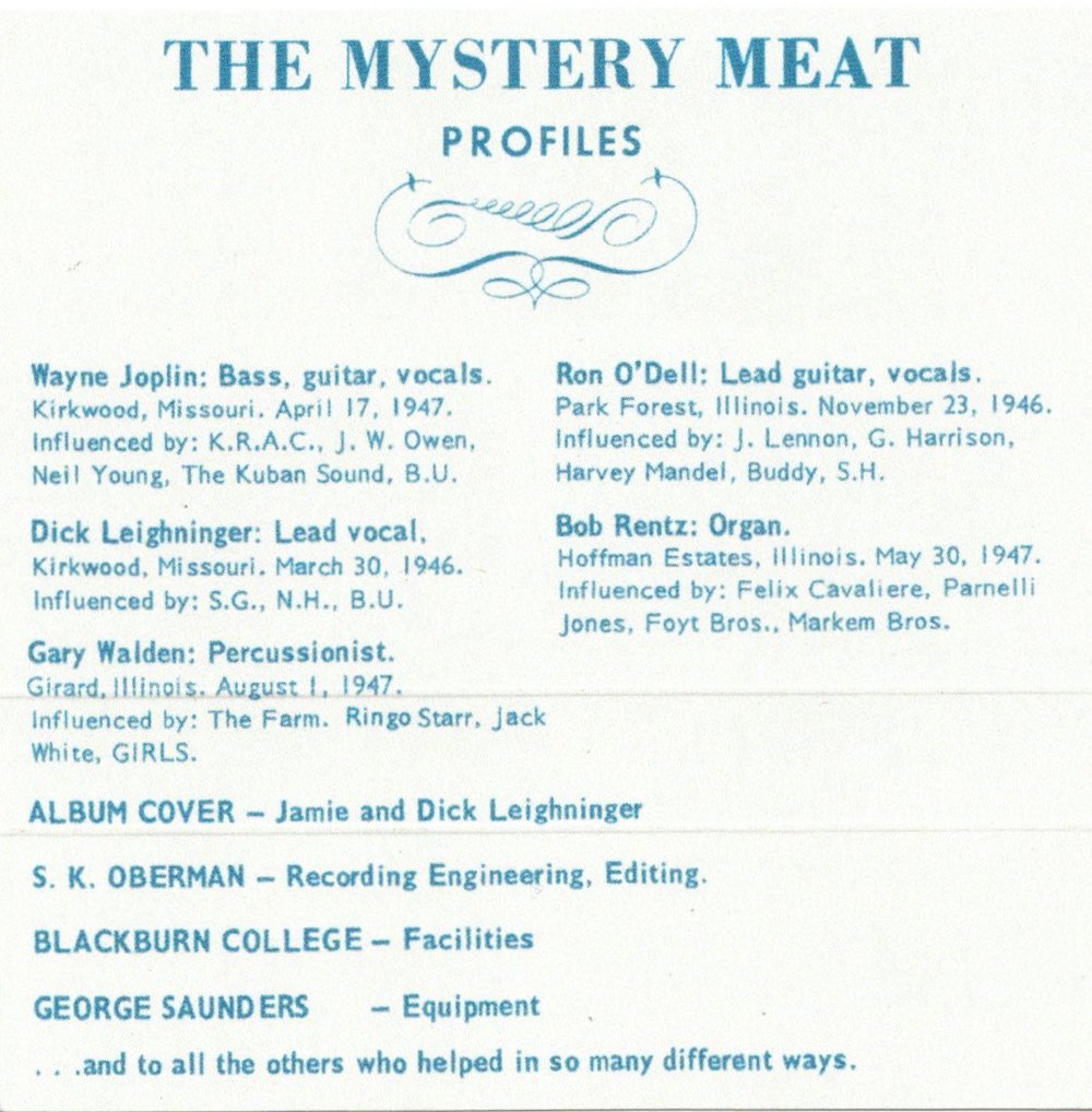 The Mystery Meat Profiles Cassette 