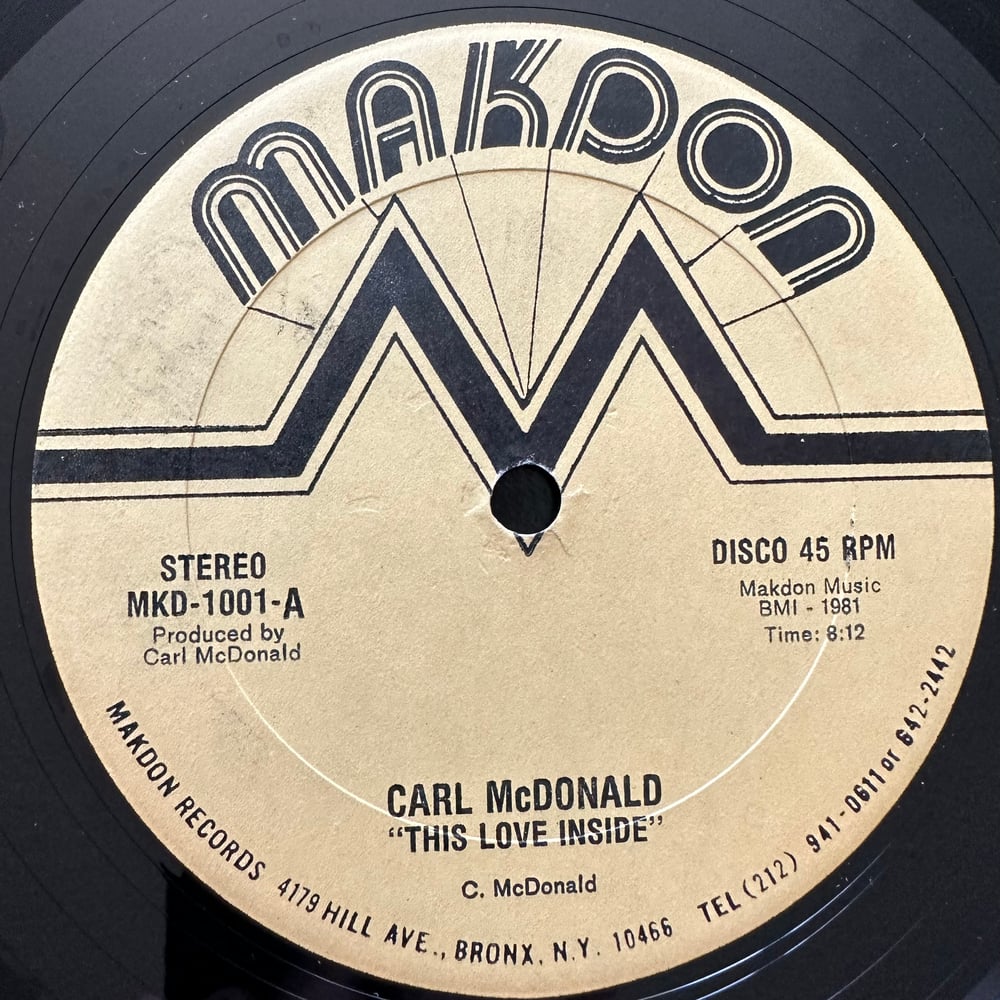 Carl McDonald - This Love Inside