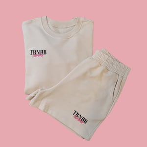"TBNBB ESSENTIALS " Crew & Shorts Set