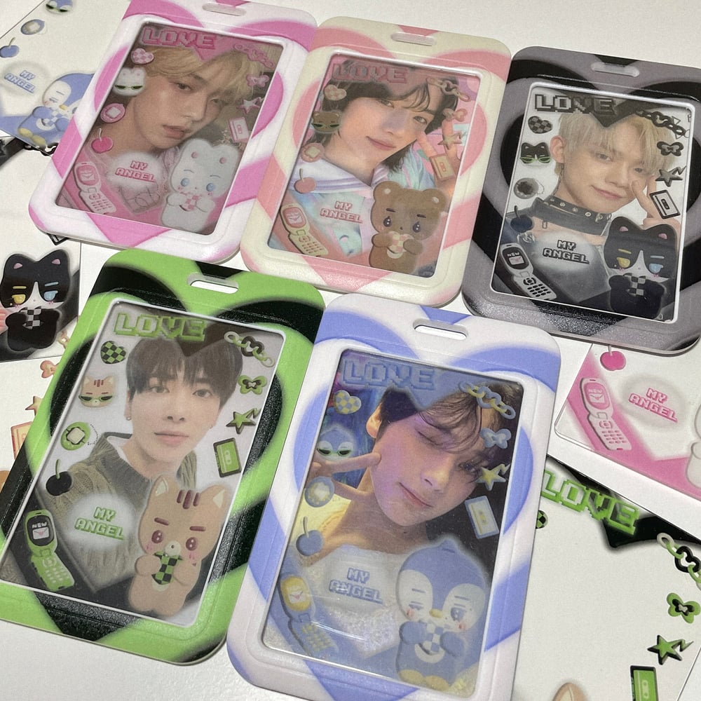 Y2k Clear Photocard Frames [Set of 5]