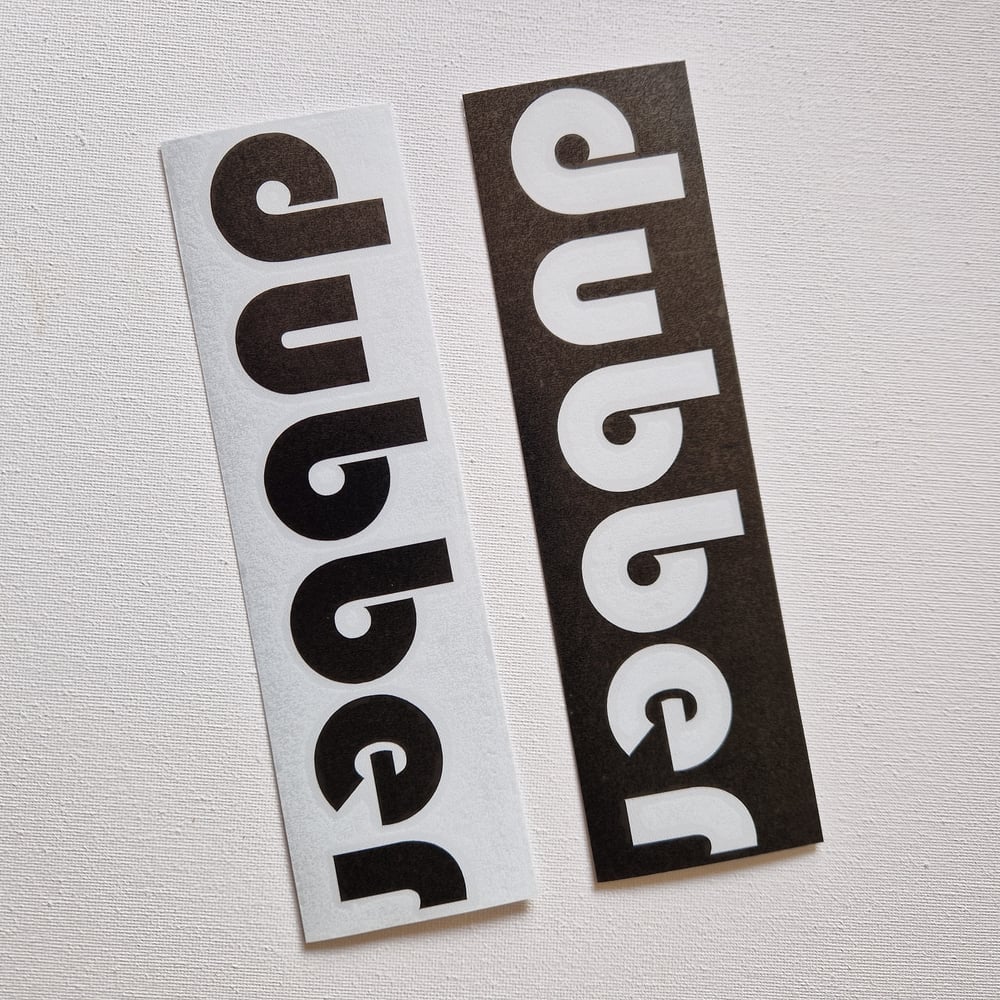 Two-colour Dubber decal