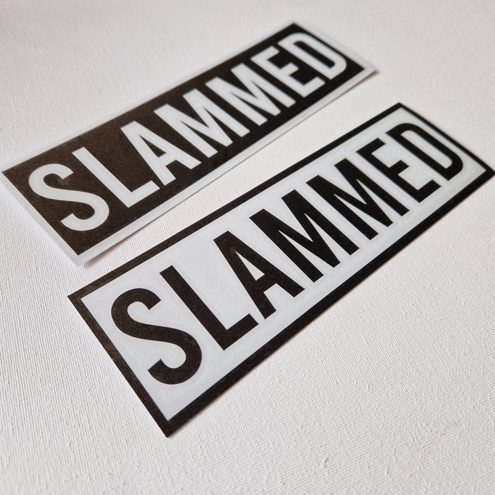 Two-colour Slammed Decal
