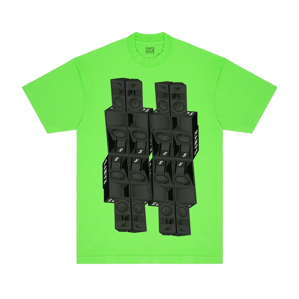 Image of STACK T-SHIRT NEON GREEN