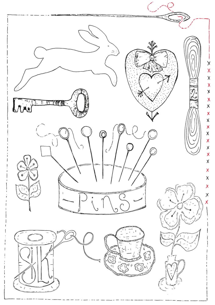 Image of Favourite  Motifs V2 (Digital Tracing Templates)