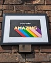 You Are Amazing framed artwork