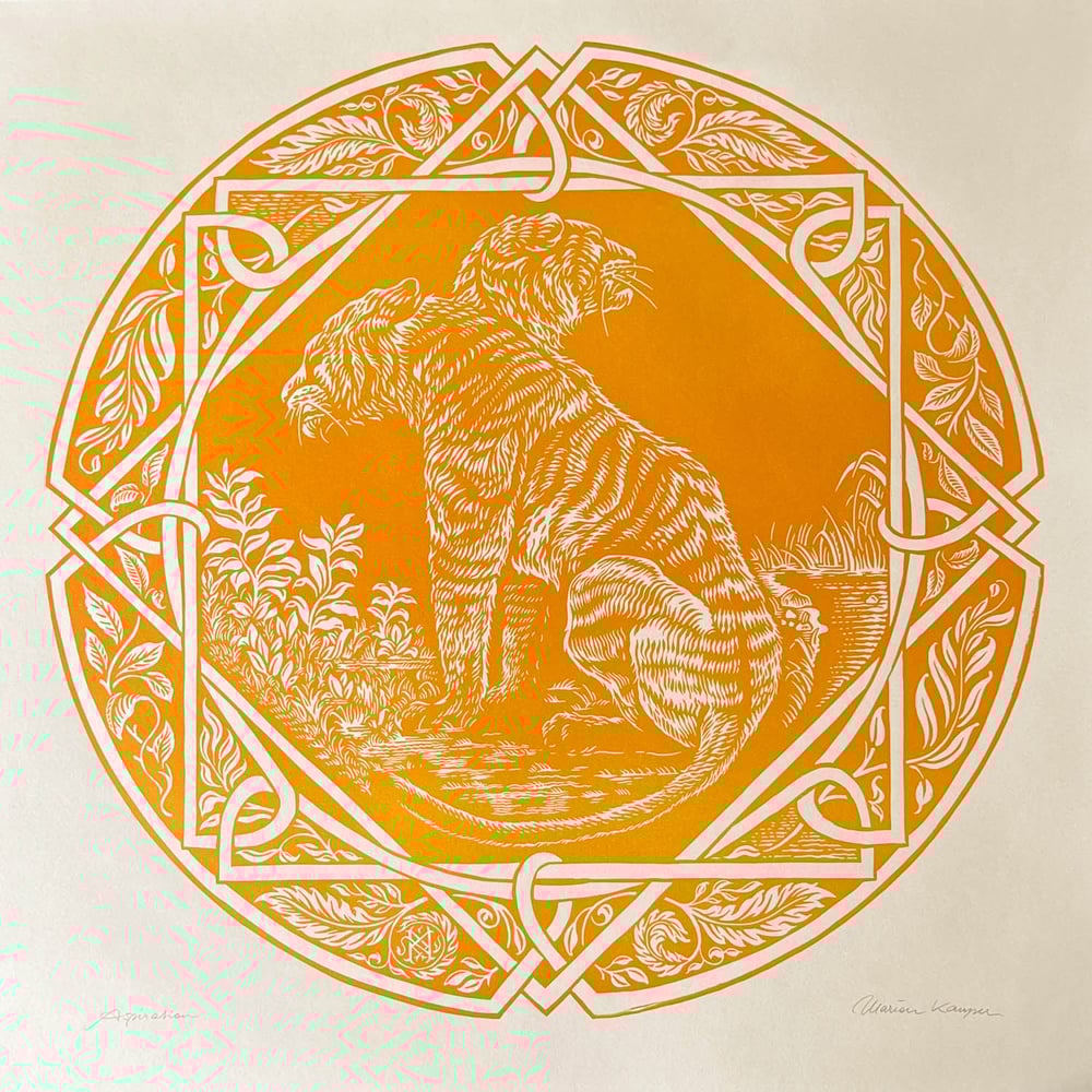 ASPIRATION Letterpress Print Sun