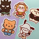 Straw Hats Sticker Set