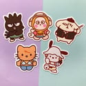 Straw Hats Sticker Set