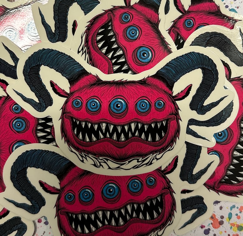 Image of Mazza Monster Sticker - 3 Pack
