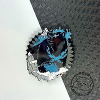 Image 2 of Shadow Ice Bear Enamel Pin