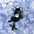 Magic Demon Cat Enamel Dangle Pin Image 3