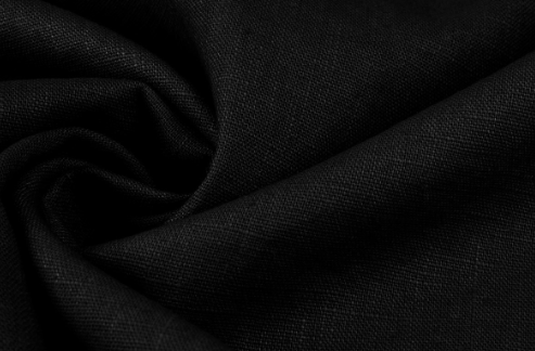 Image of Washed Linen Black Shade