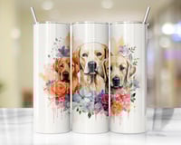 20oz Yellow Lab Tumbler