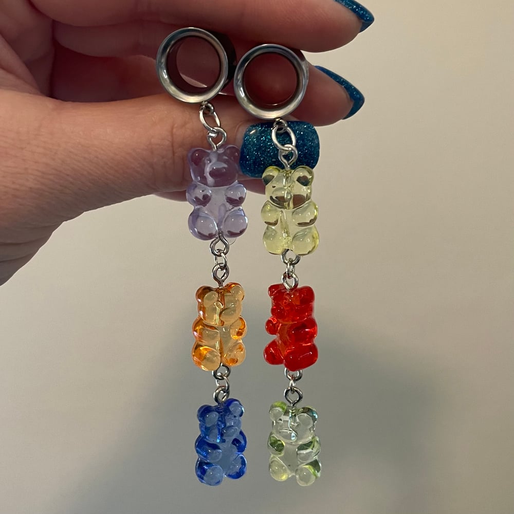 Image of Gummy Bear Tunnel Dangles (sizes 2g-2”)