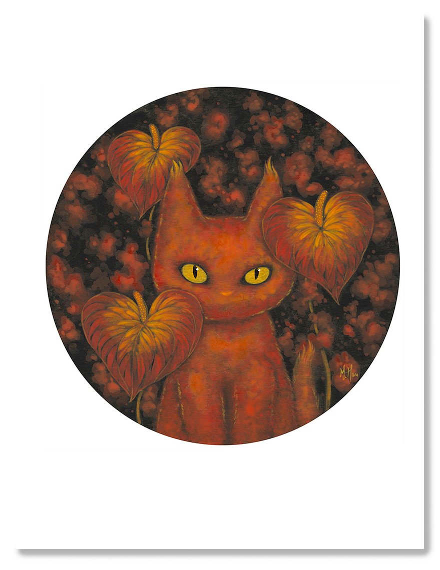 'Fire Kitty' LTD 11 x 14" print
