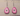 Faux Geode Earrings - Pretty in Pink