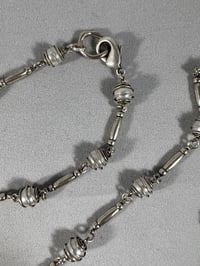 Image 2 of Wire wrapped pearl necklace