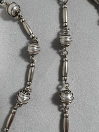 Image 3 of Wire wrapped pearl necklace