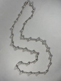 Image 4 of Wire wrapped pearl necklace