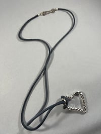 Image 4 of Hammered heart Necklace
