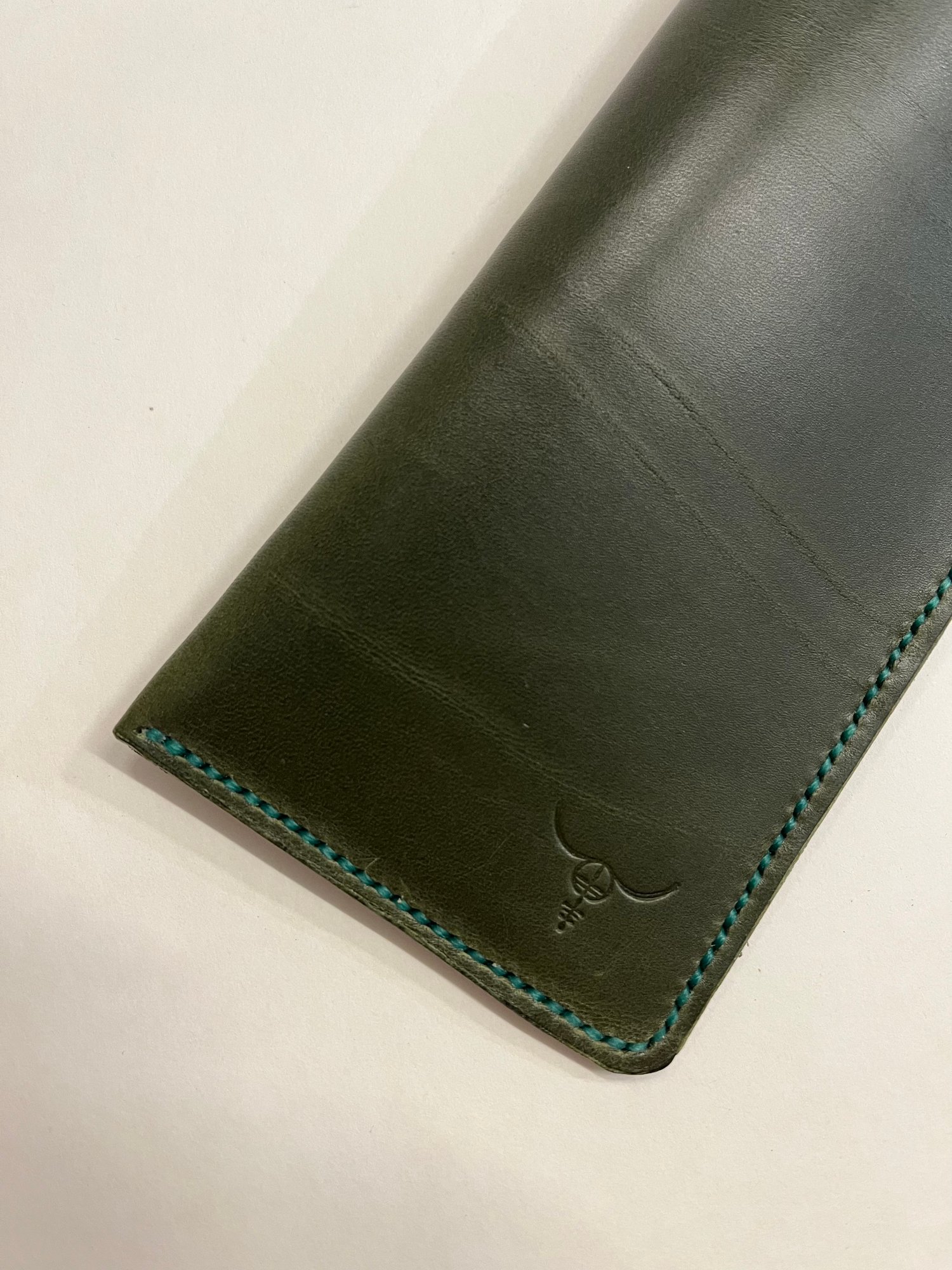 Image of Olive Vachetta Sunglasses Case