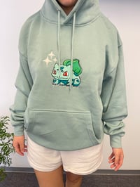 Image 2 of Bulbasaur hoodie 💚 (SAGE)