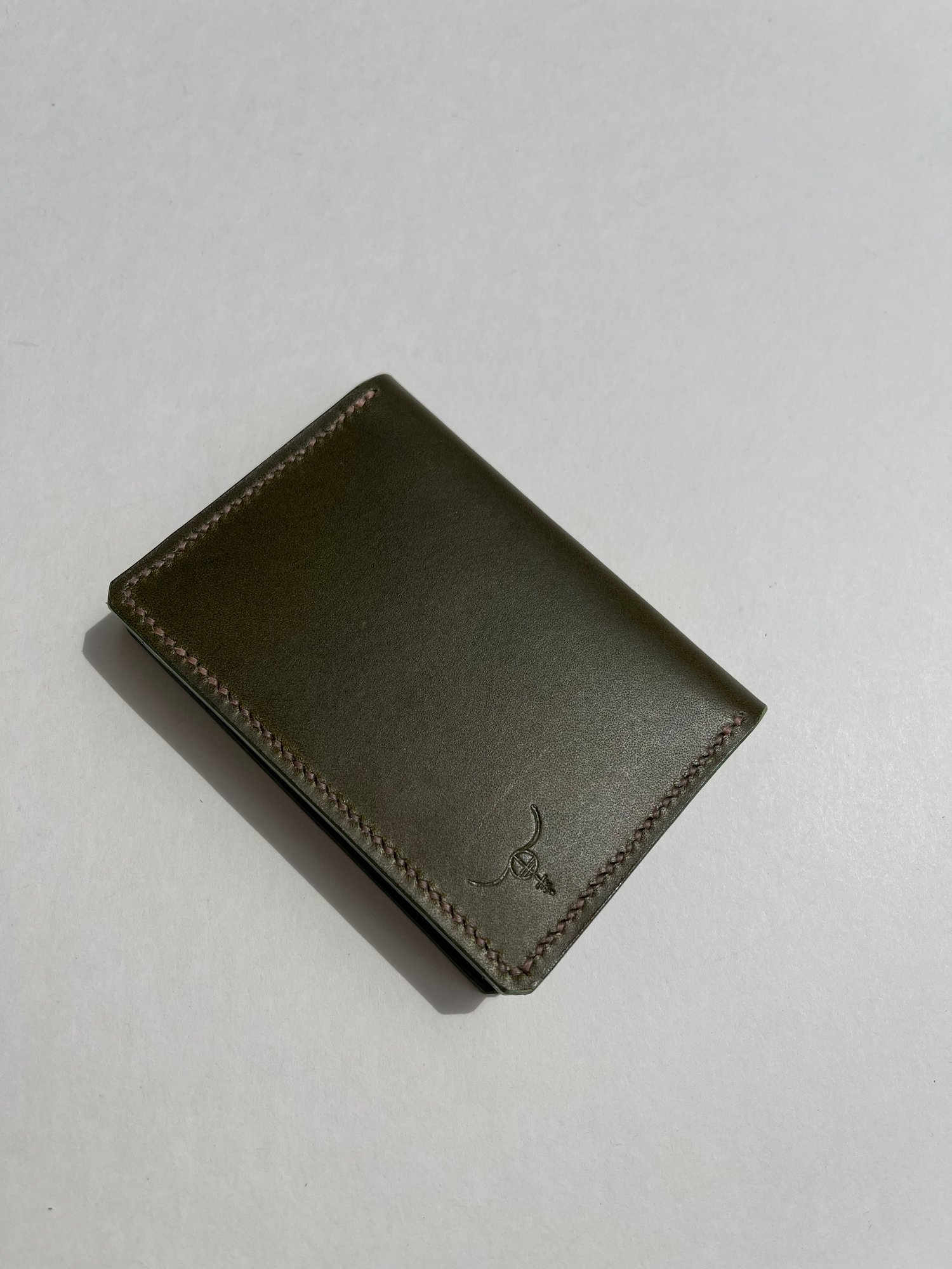 Image of Olive Buttero Vertical Cardholder 