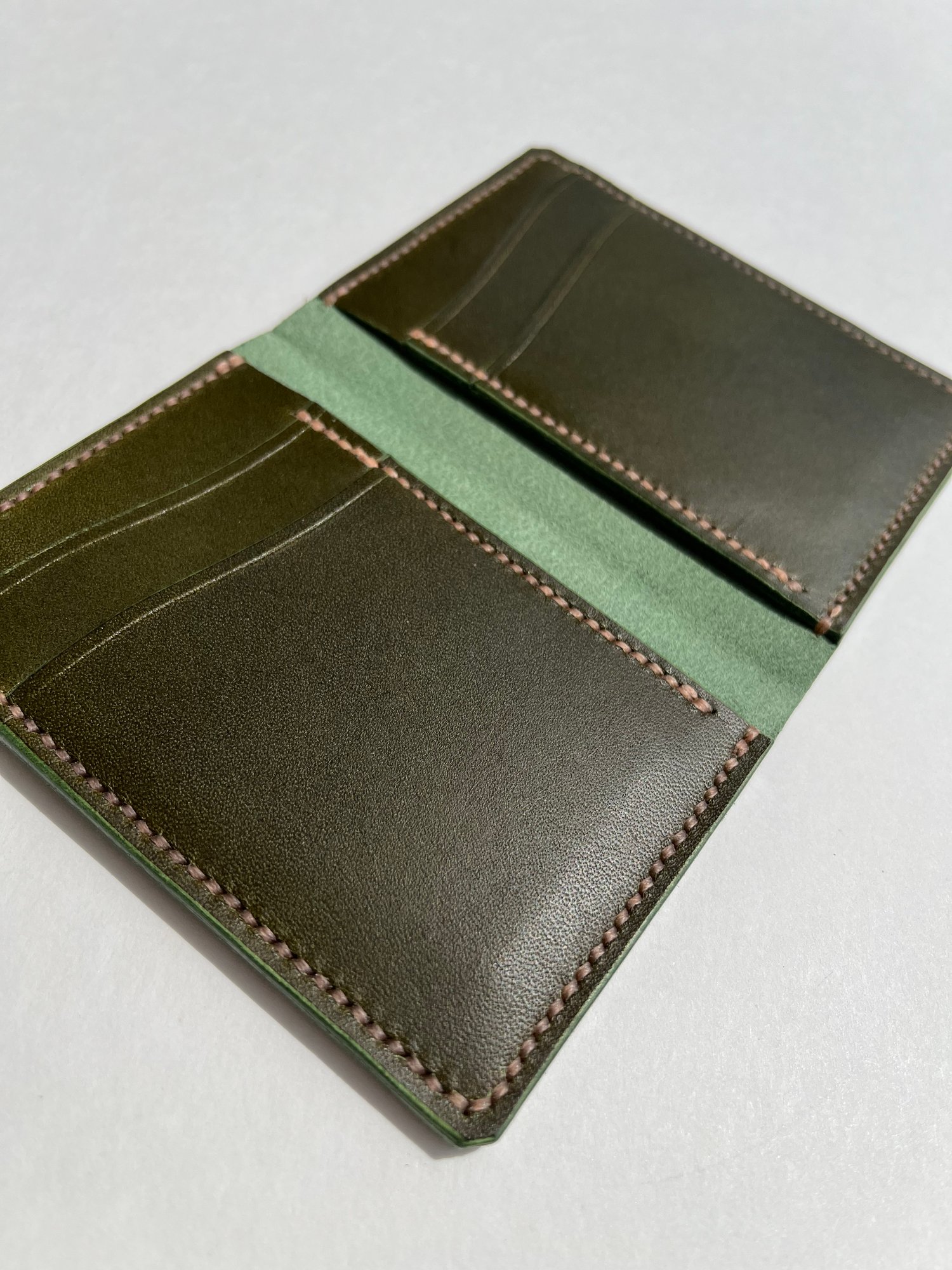 Image of Olive Buttero Vertical Cardholder 