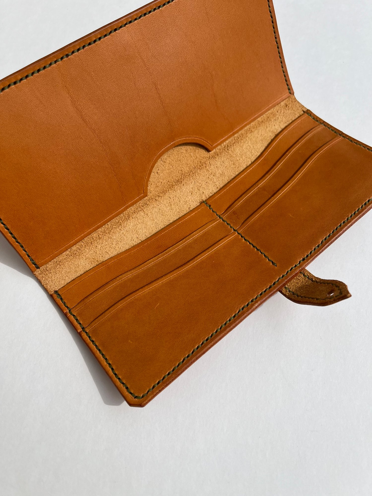 Image of Tan Vachetta Long Wallet