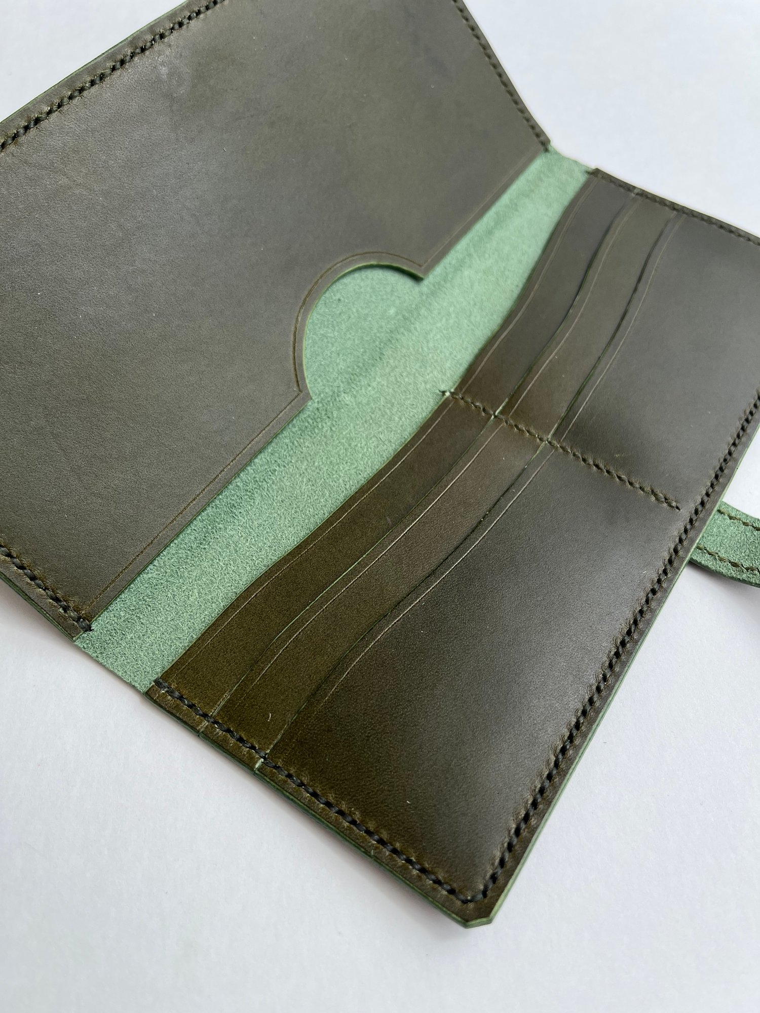 Image of Olive Buttero Long Wallet #2