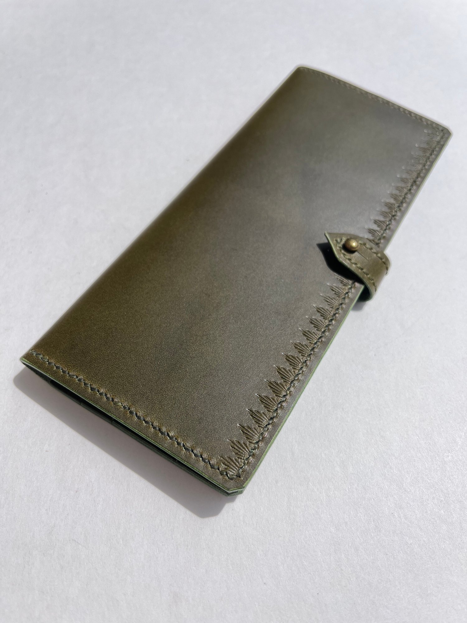 Image of Olive Buttero Long Wallet #2