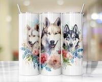 20oz Floral Husky Tumbler