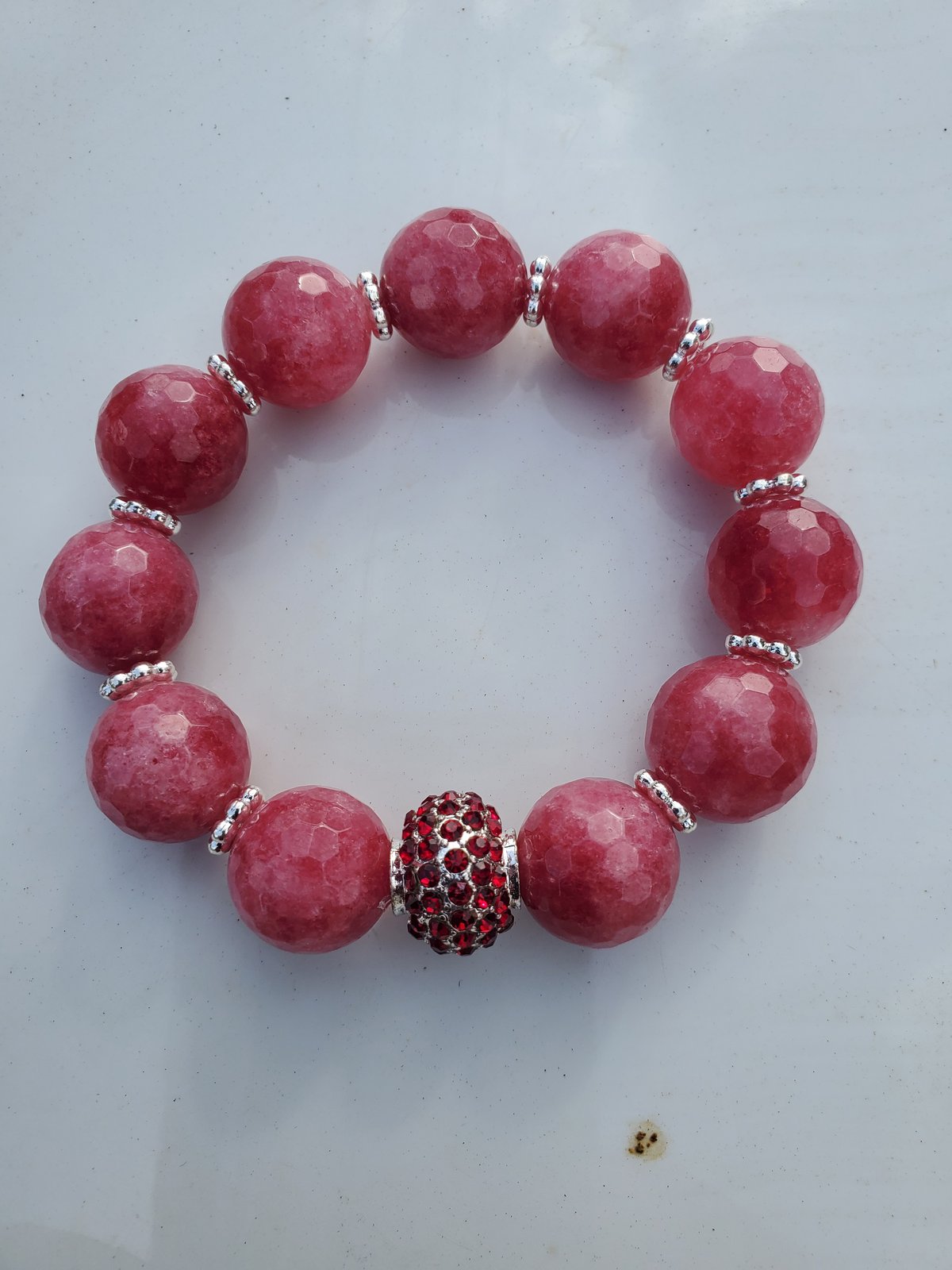 Image of Red Agate Bracelet 2