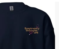 Image 2 of Embroided Respiratory Life Crewneck 