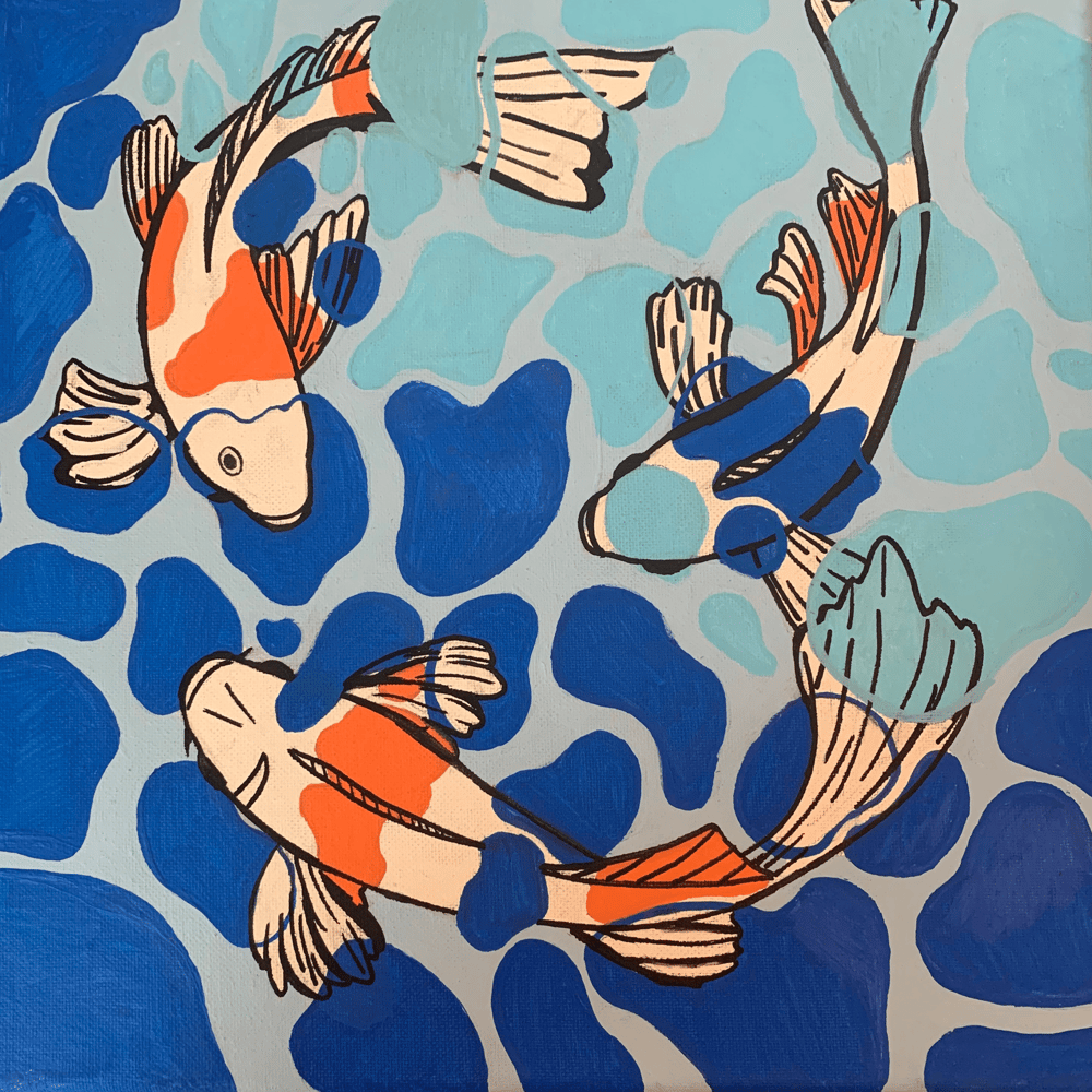 Image of "Koi Pond" Print