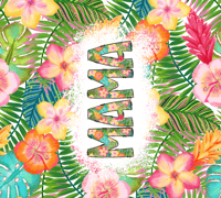 20oz Tropical Mama Tumbler