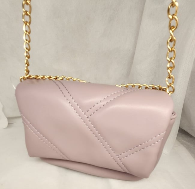 Pink Quilted Small bag