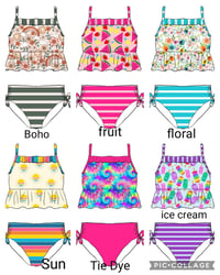 Gracie Cropped Tankini Sets