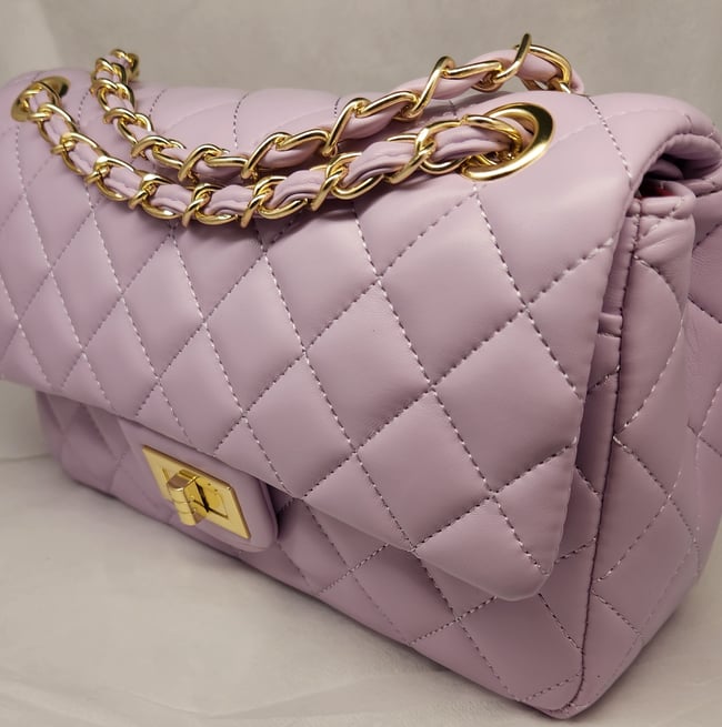 Quilted Lavender CC hand bag