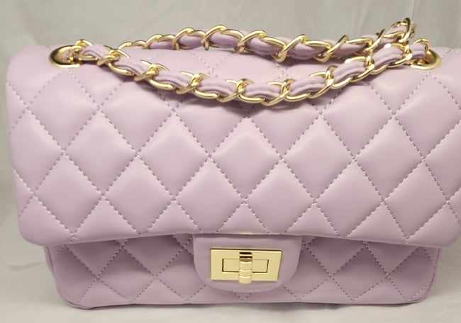 Quilted Lavender CC hand bag
