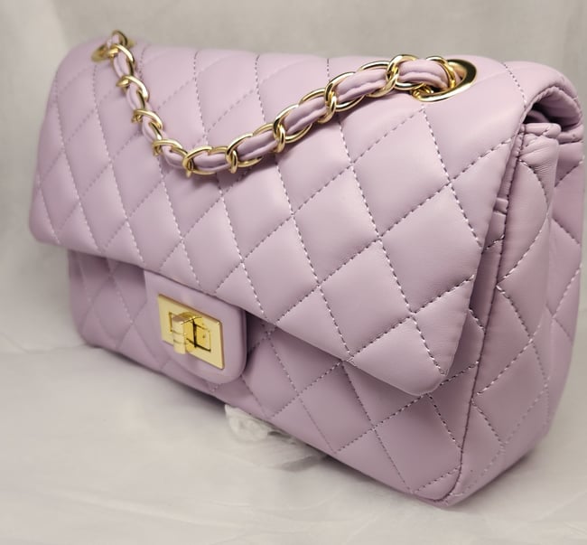 Quilted Lavender CC hand bag