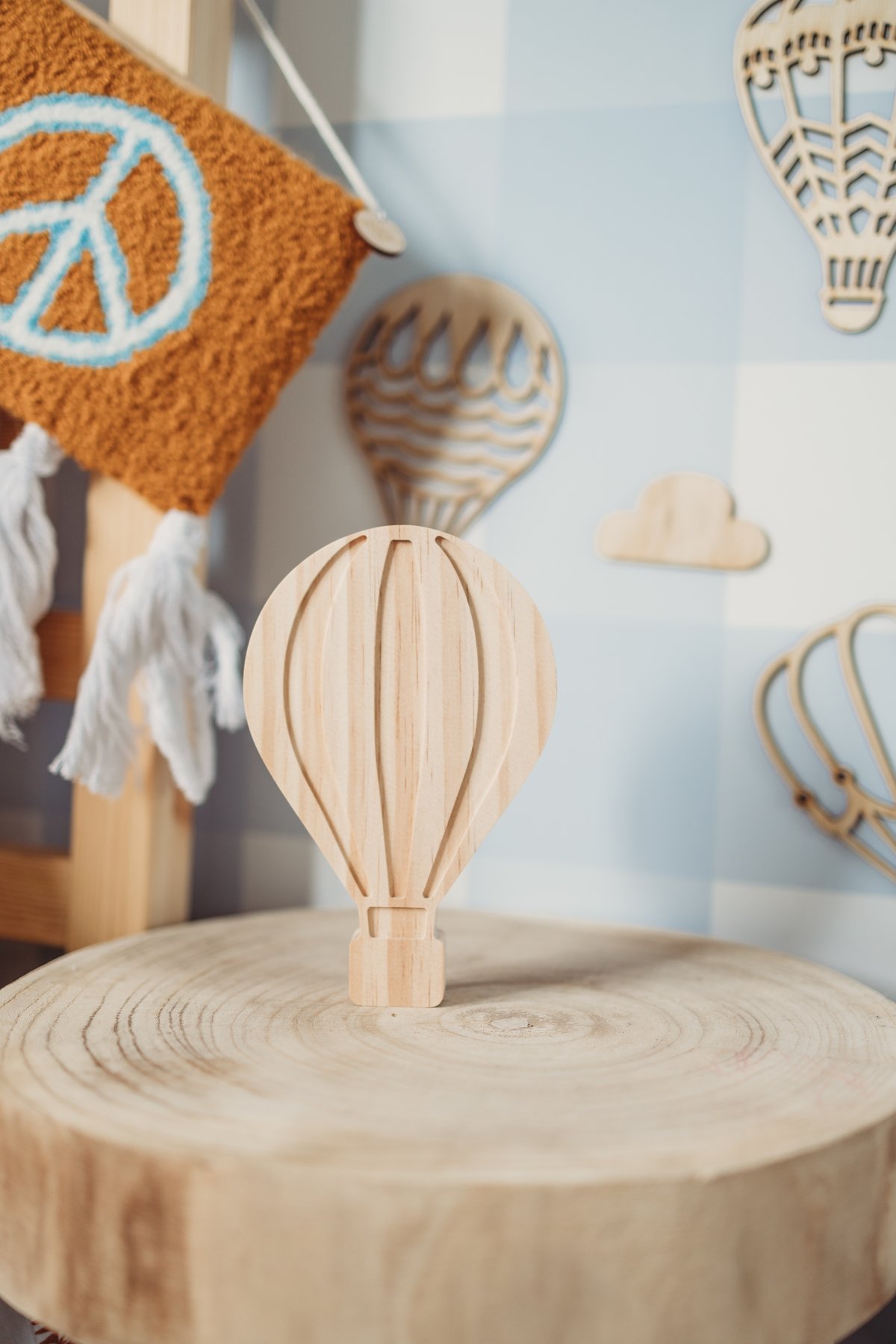 Image of Wooden Hot Air Balloon