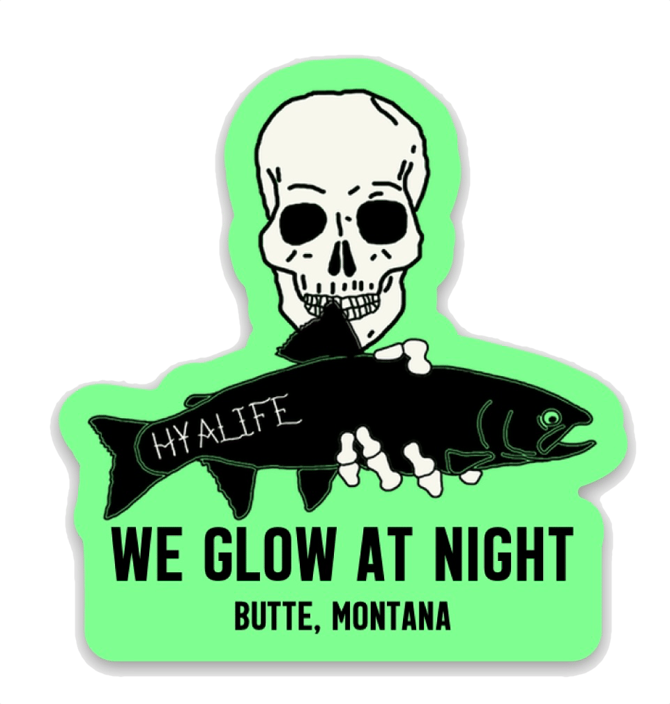 We Glow at Night Lost Trout Sticker