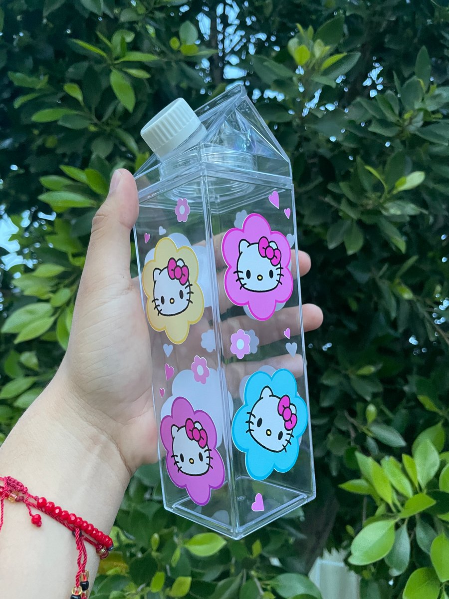 ❤️LV Hello Kitty Milk Carton Bottle❤️ ❤️Handmade ❤️HAND - Depop