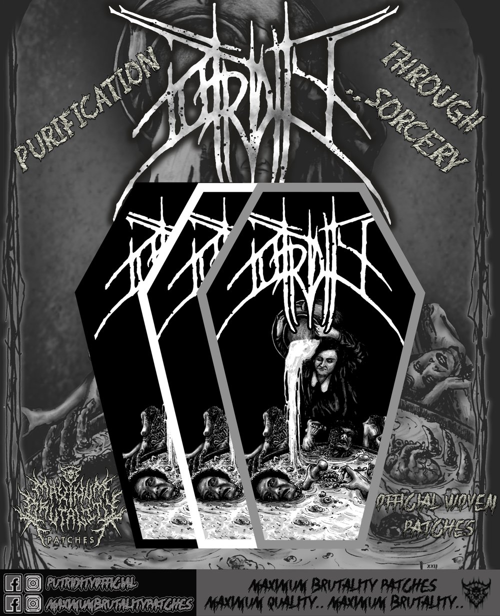 Putridity "Sorcery" Official Woven Patch