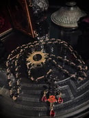 Image 1 of rosary of the vampire (black and gold)