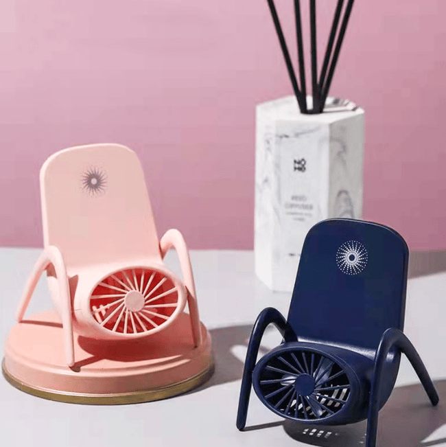 Fashion Electric Fan with Led light 